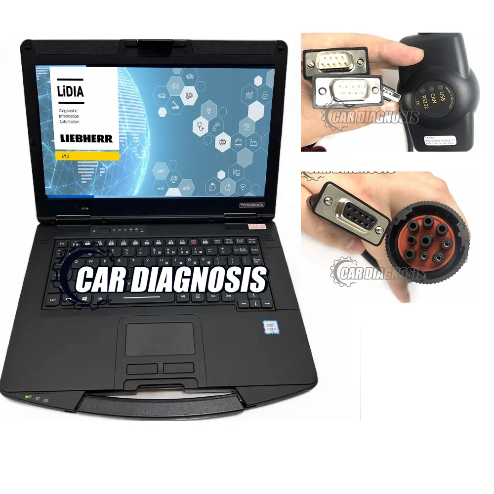 Heavy Equipment Diagnostic Software - معدات بناء ثقيلة، حفارة، برنامج ليديا