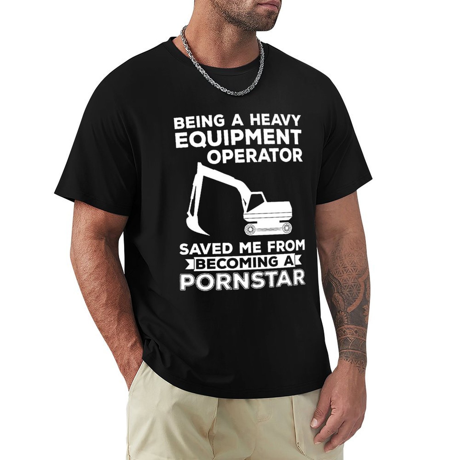 Heavy Equipment Operations - تي شيرت لسائقي المعدات الثقيلة -
