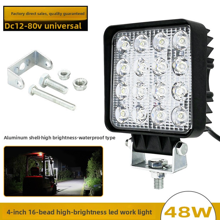 Heavy Equipment Work - مصباح عمل LED بقوة 48 واط،