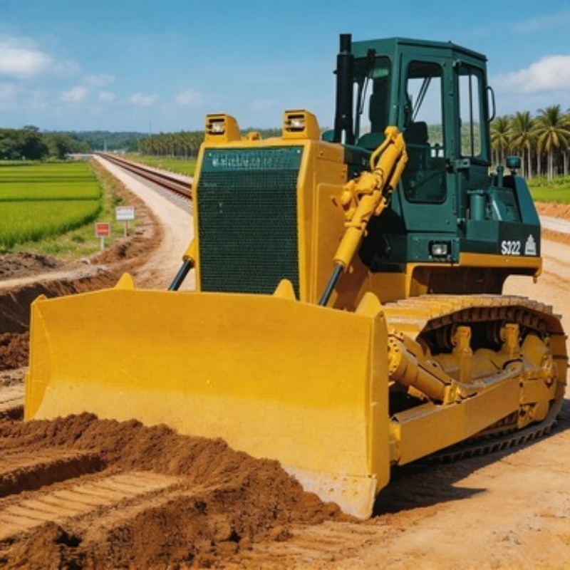 بلدوزر زاحف بقوة 220 حصان SD22 - مراجعة Heavy Equipment Work وسعره