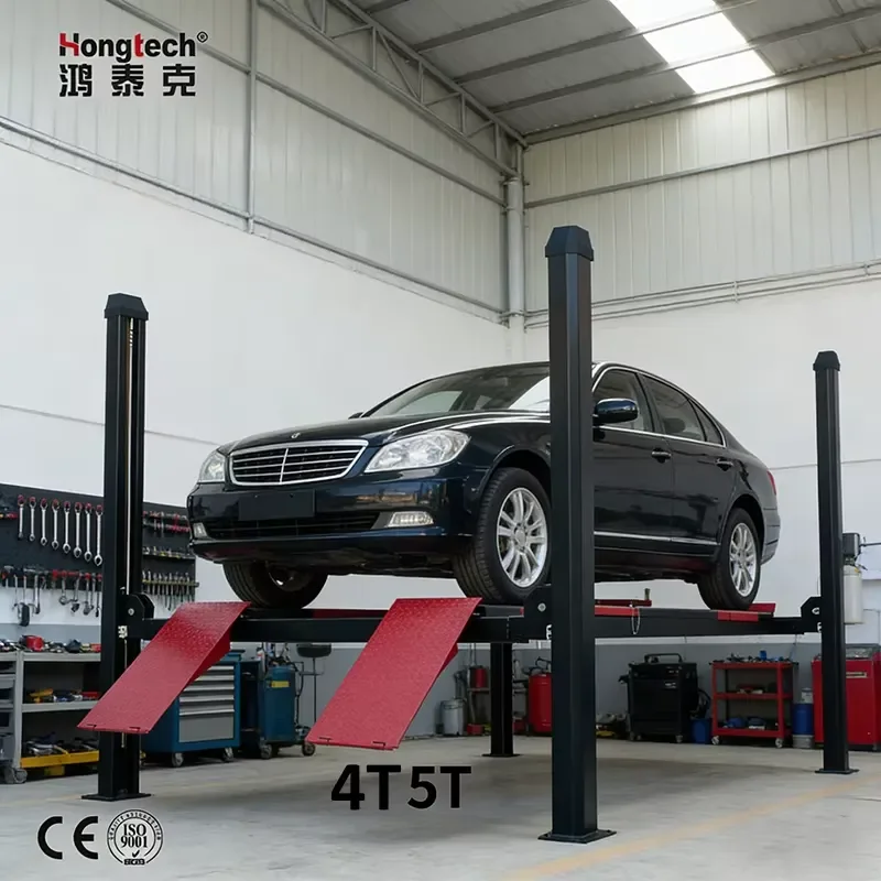 رافعة سيارات ثقيلة بأربعة أعمد - مراجعة Heavy Equipment Tires وسعره